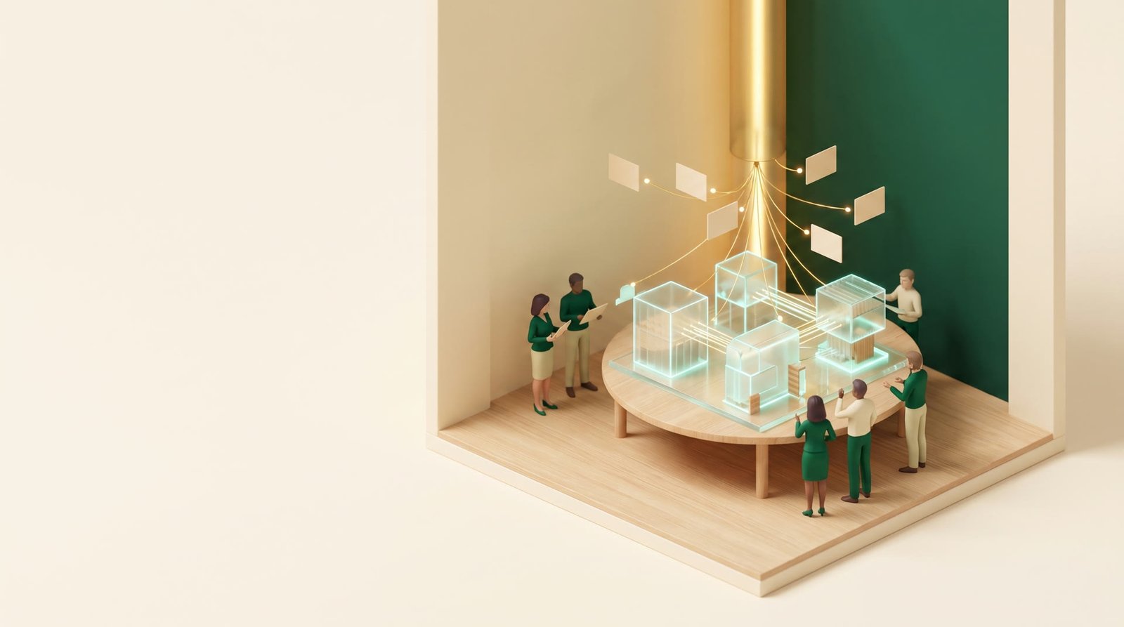Scene from the Startup Suite planning journey: The model takes shape